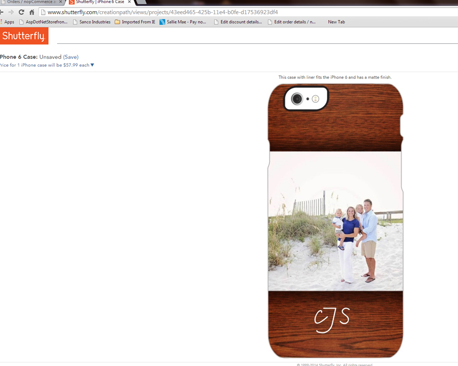 My Favorite Template for the iPhone 6 on Shutterfly