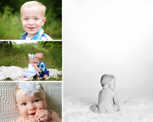 6 month old portraits, 2 year old pictures, sibling pictures, Columbia City Photographer, children photographer