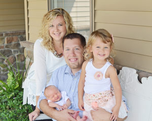 Family portrait, Family portrait with newborn, Columbia City Photographer, Fort Wayne Photographer
