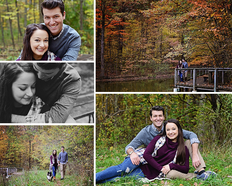 Engagement portraits, fall portraits, Columbia City Photographer