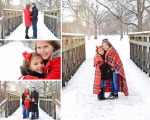 Columbia City Photographer, Winter Family Portraits, Family Snow Portraits